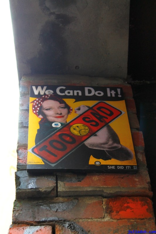 She Did It! (Too Sad) - PHOENIX the street artist