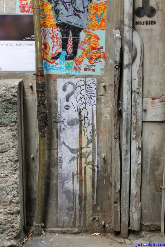 Little Diver Resurfaced - PHOENIX the street artist *OVER ORIGINAL BANKSY!*