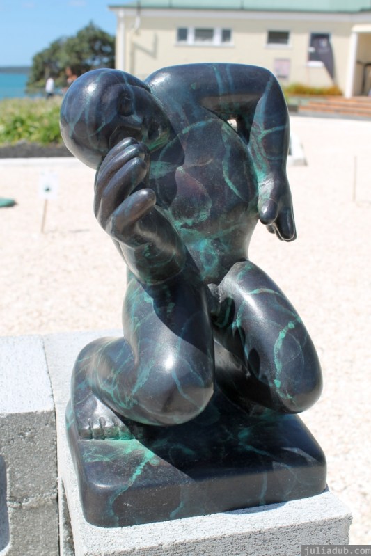 NZ Sculpture OnShore Nov 2012 (21) 'Jazz Man', Llew Summers