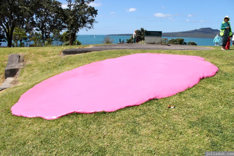 NZ Sculpture OnShore Nov 2012 (31) Charlotte Parallel 'Inertia'
