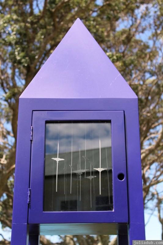 NZ Sculpture OnShore Nov 2012 (73) 'Bird Calls (Kokako)' Diane Atkinson & Carolyn Williams