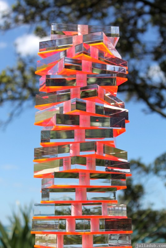 NZ Sculpture OnShore Nov 2012 (77) Sally Tagg 'Light Totem'